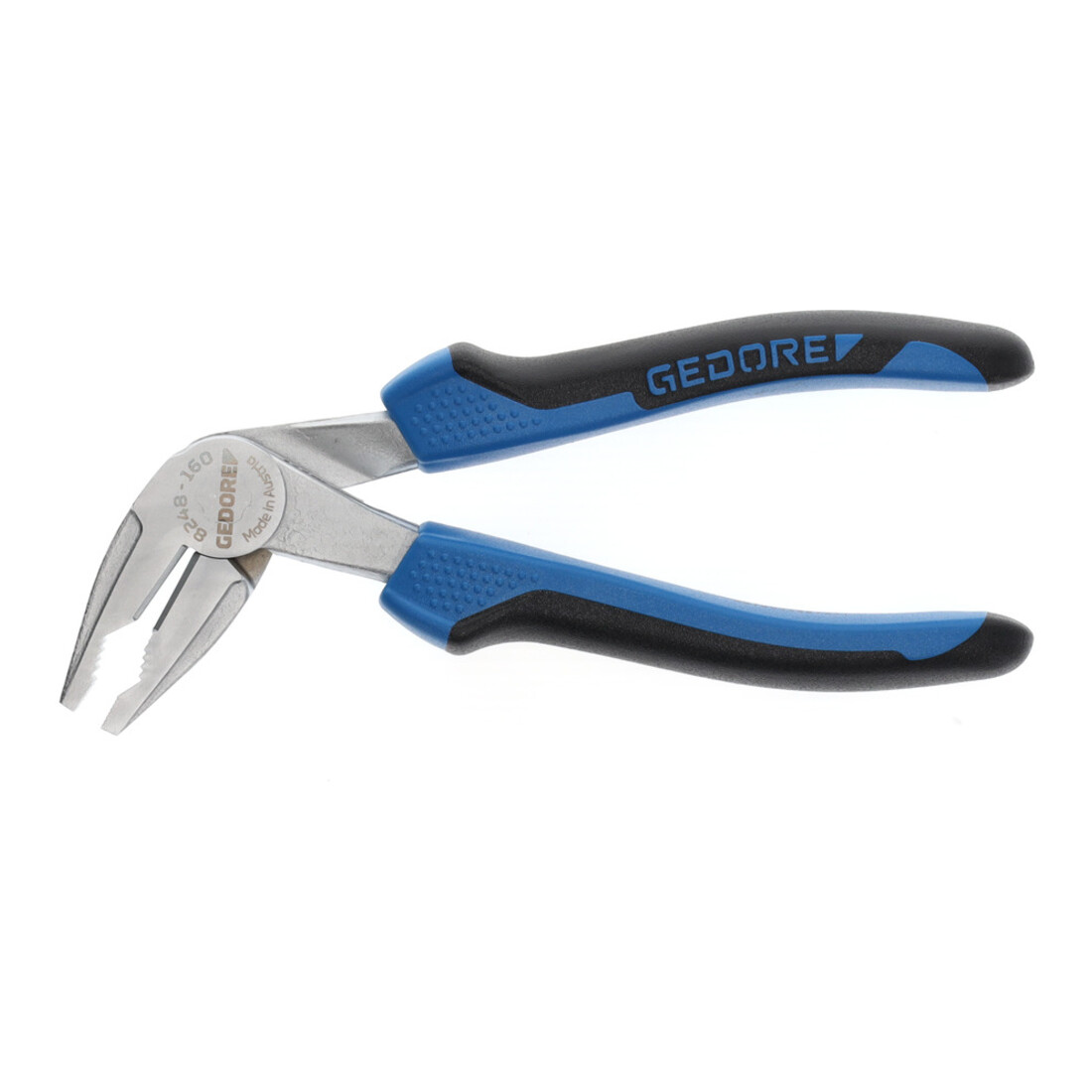Pince combinée angulaire Gedore 160 mm, manche à 2 composants