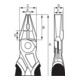 Pince combinée E/D/E 160 mm chromée