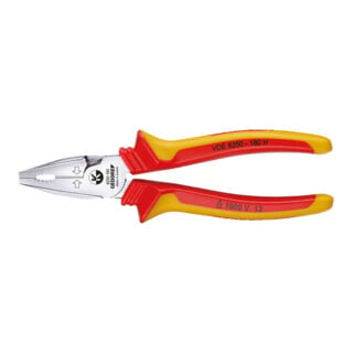 Pince combinée Gedore VDE Power avec manchons isolants VDE 180 mm