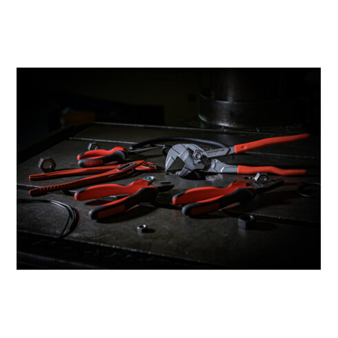 Gedore red Pince universelle pour couper/tenir/tourner, pour matériaux plats et ronds, longueur 200 mm, R28302200