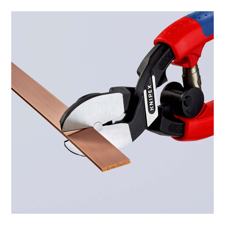 Pince coupante à ras démultipliée, pour les métaux tendres et les plastiques Knipex