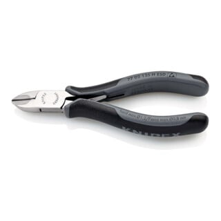 Pince coupante de côté pour l'électronique, Avec élément de carbure à bord tranchant ESD Knipex