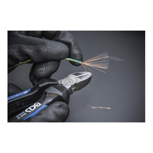 Pince coupante diagonale pour fils durs 160 mm BGS