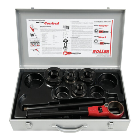 Pince coupante Roller "Central" complète avec coffret en tôle 1/2-114