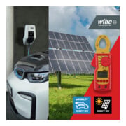 Pince de courant Wiha jusqu'à 1 000 V CA, CAT IV 2 piles AAA incluses-2