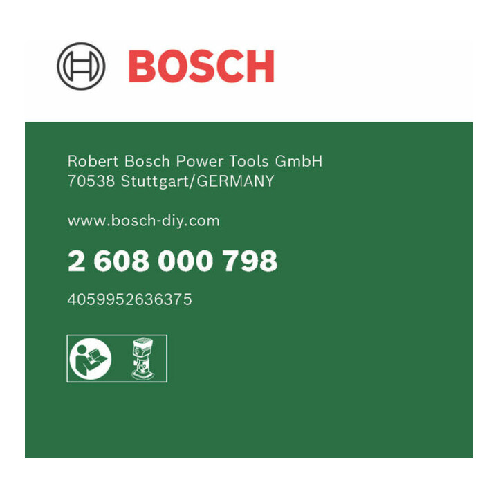 Pince de serrage Bosch 6mm