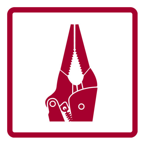 Pince de serrage Gedore Rouge Longue Poignée Longue Pince de serrage W.50mm L.175mm