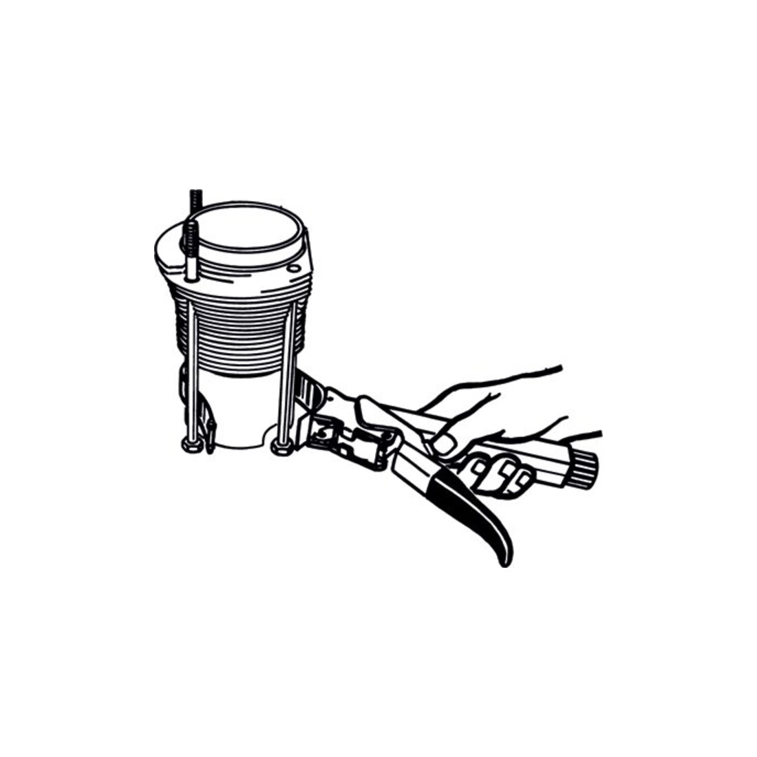 Pince de serrage pour segment de piston 794U-3 HAZET