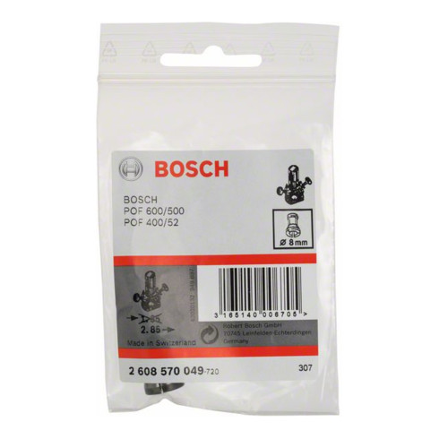 Mandrin à pince de serrage Bosch sans écrou de serrage pour toupie Bosch