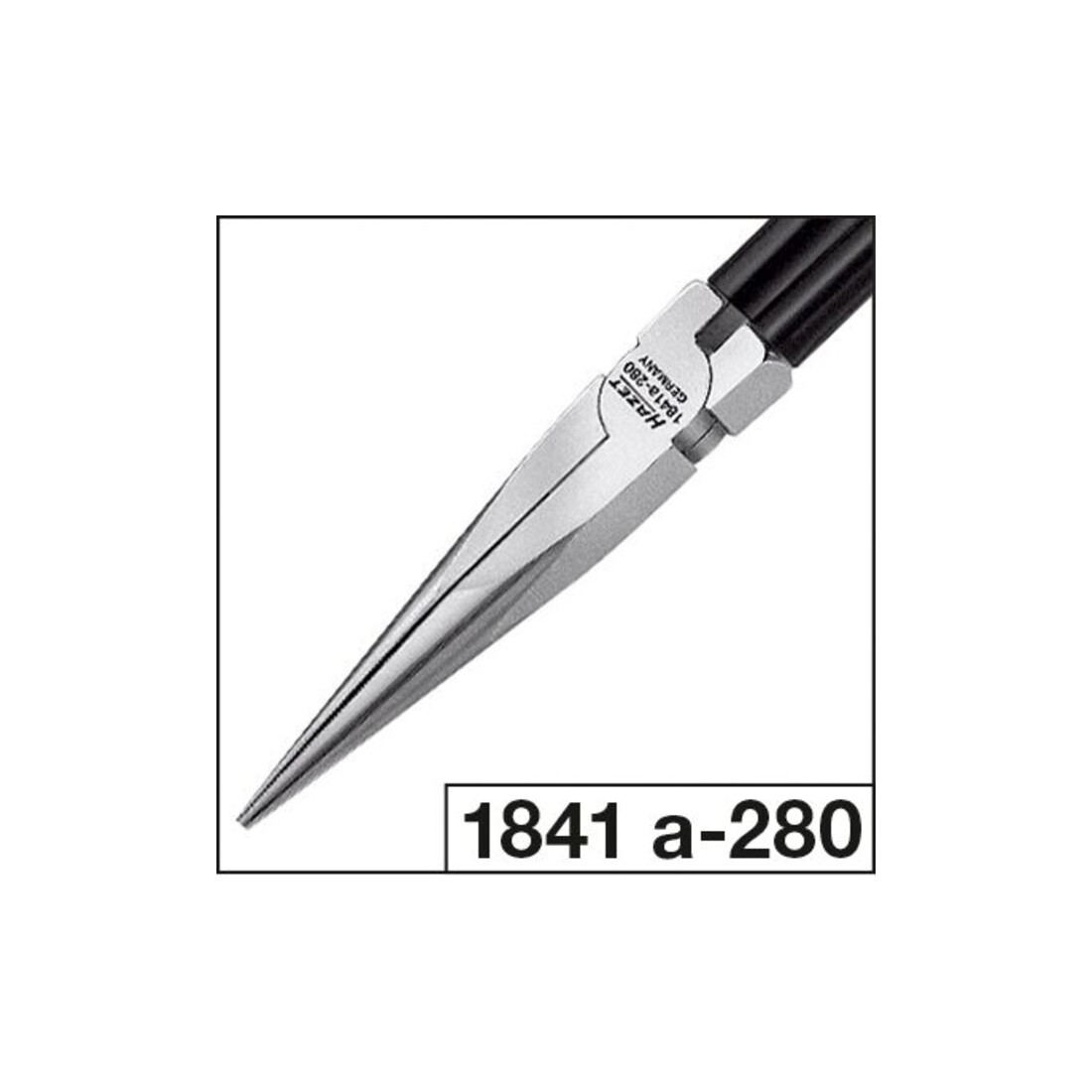 Pince à becs ronds plats HAZET 1841 Longueur 280 mm