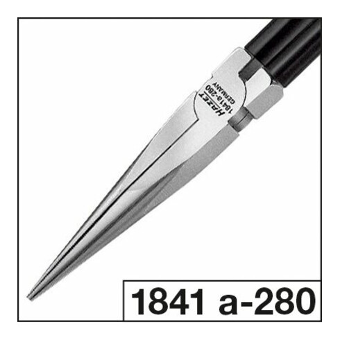 Pince à becs ronds plats HAZET 1841 Longueur 280 mm