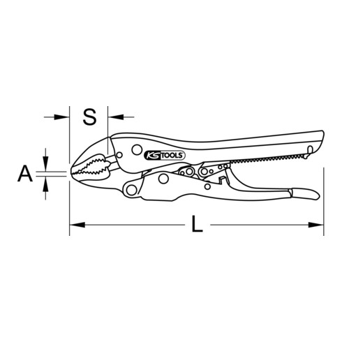 KS Tools Pince de préhension GRIP Xtreme