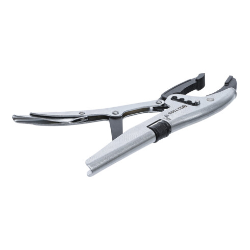 Pince-étau BGS réglage rapide quadruple, Mâchoire inférieure profondément cintrée, type français, 250 mm