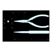 Pince Facom MICRO-TECH® mâchoires extra longues-3