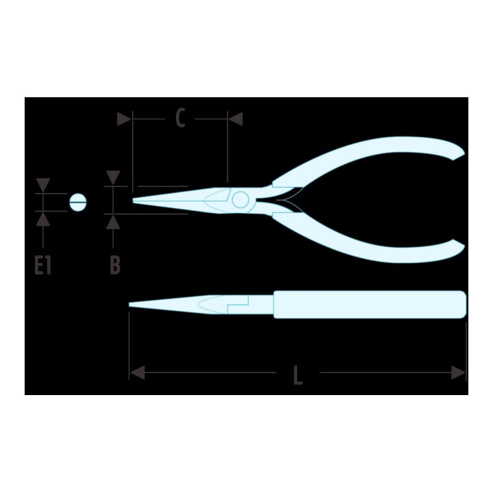 Pince Facom MICRO-TECH® mâchoires extra longues