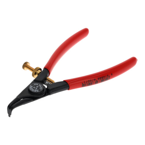 Pince Gedore pour anneaux de retenue externes, coudée, 4-9 mm