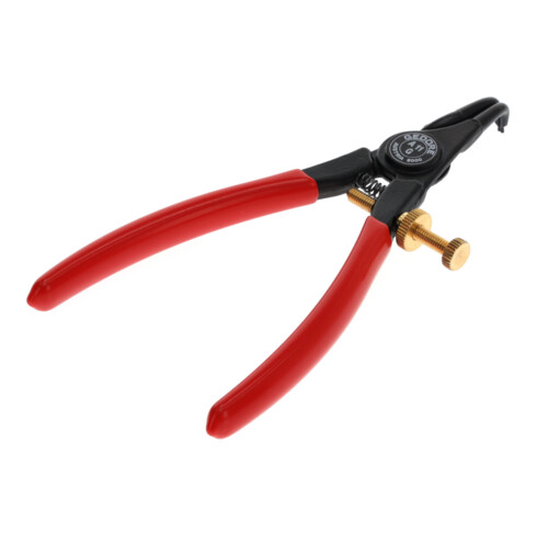 Pince Gedore pour anneaux de retenue externes, coudée, 4-9 mm