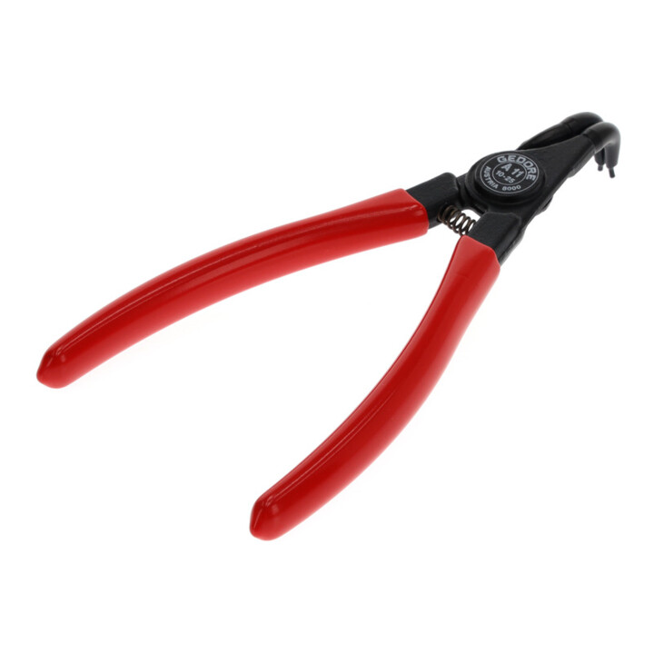 Pince Gedore pour anneaux de retenue externes, coudée, forgée 12-25 mm