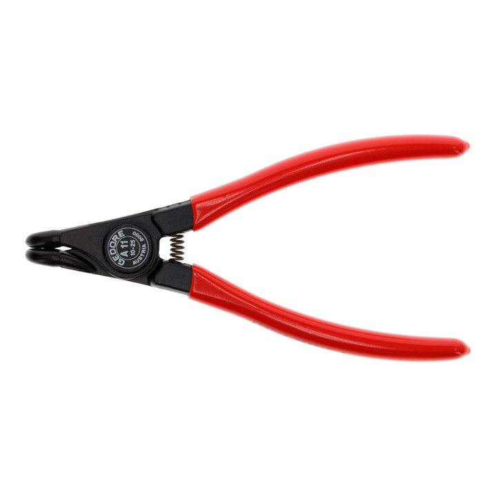 Pince Gedore pour anneaux de retenue externes, coudée, forgée 12-25 mm