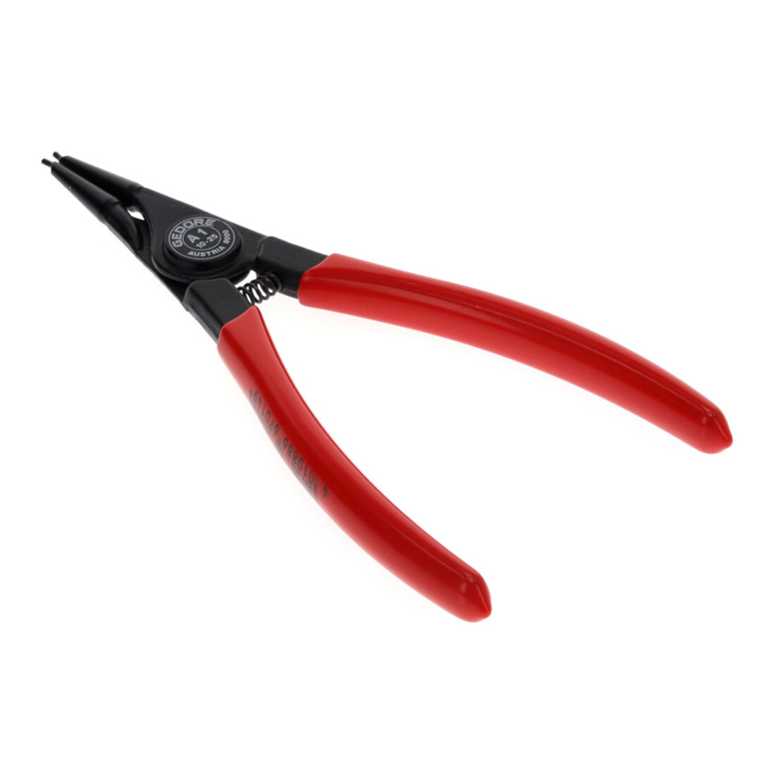 Pince Gedore pour circlips pour anneaux extérieurs, modèle droit, forme A