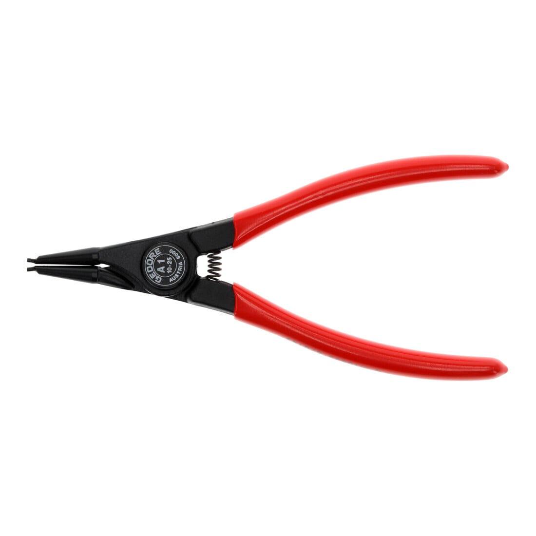 Pince Gedore pour circlips pour anneaux extérieurs, modèle droit, forme A