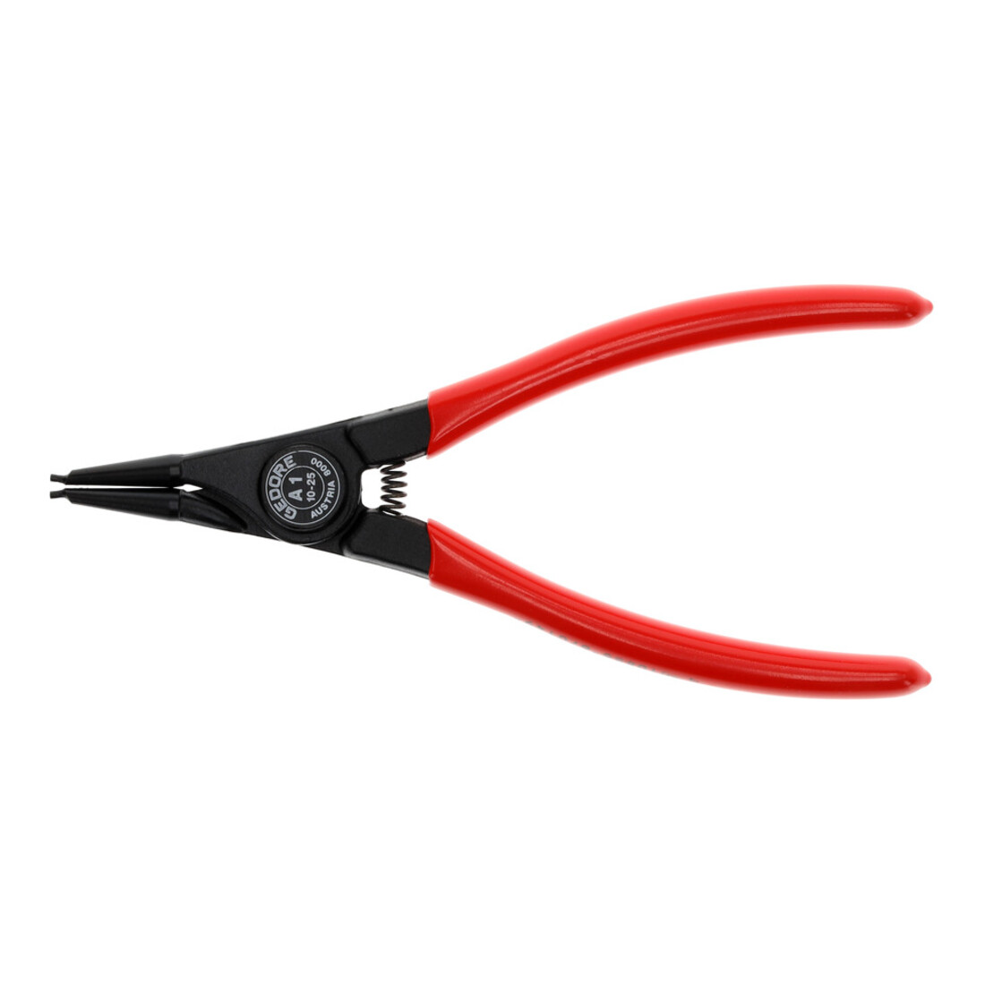 Pince Gedore pour circlips pour anneaux extérieurs, modèle droit, forme A