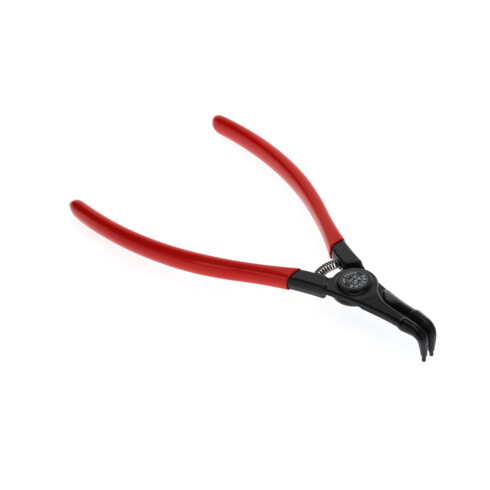 Pince Gedore pour circlips extérieurs, coudée, 85-140mm, avec ressort d'ouverture