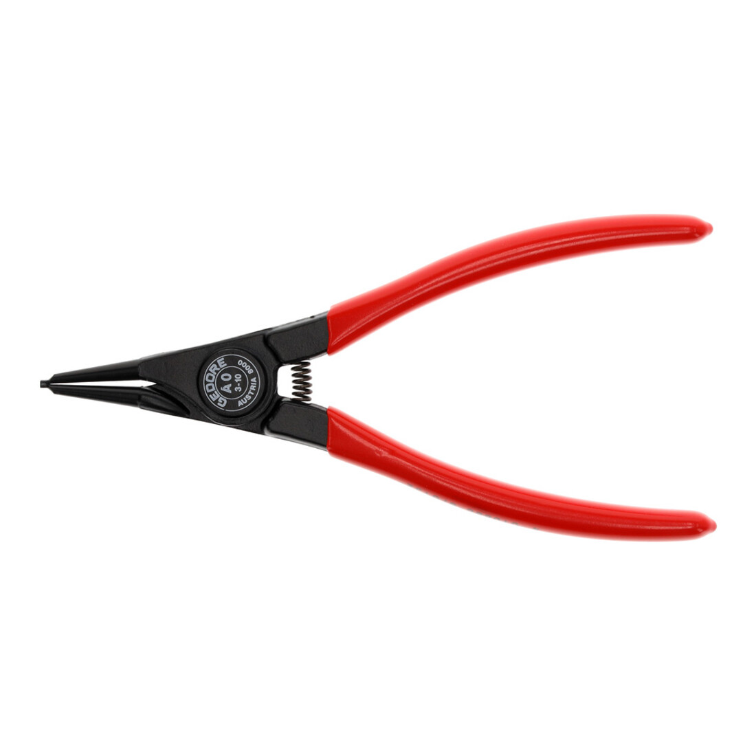 Pince Gedore pour circlips pour anneaux extérieurs, modèle droit, forme A