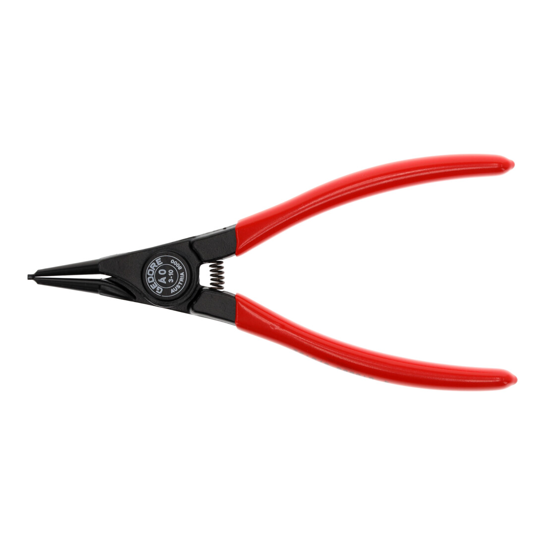 Pince Gedore pour circlips pour anneaux extérieurs, modèle droit, forme A