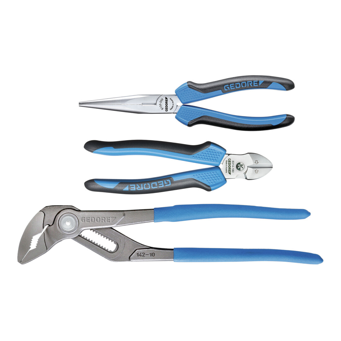 Pince Gedore set 3 pièces dans l'assortiment L-BOXX Mini + diviseur