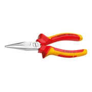 Pince Gedore VDE à becs plats avec manchons isolants VDE 160 mm, mâchoires droites-2
