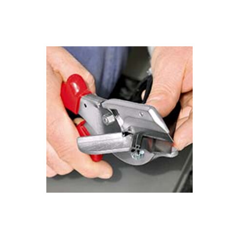 Pince pour coupes obliques, pour profilés en plastique et en caoutchouc Knipex