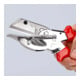 Pince pour coupes obliques, pour profilés en plastique et en caoutchouc Knipex