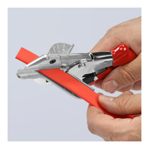 Pince pour coupes obliques, pour profilés en plastique et en caoutchouc Knipex