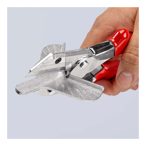 Pince pour coupes obliques, pour profilés en plastique et en caoutchouc Knipex