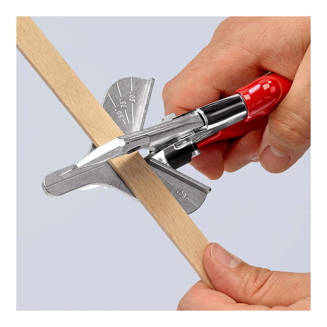 Pince pour coupes obliques, pour profilés en plastique et en caoutchouc Knipex