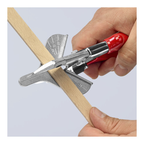 Pince pour coupes obliques, pour profilés en plastique et en caoutchouc Knipex