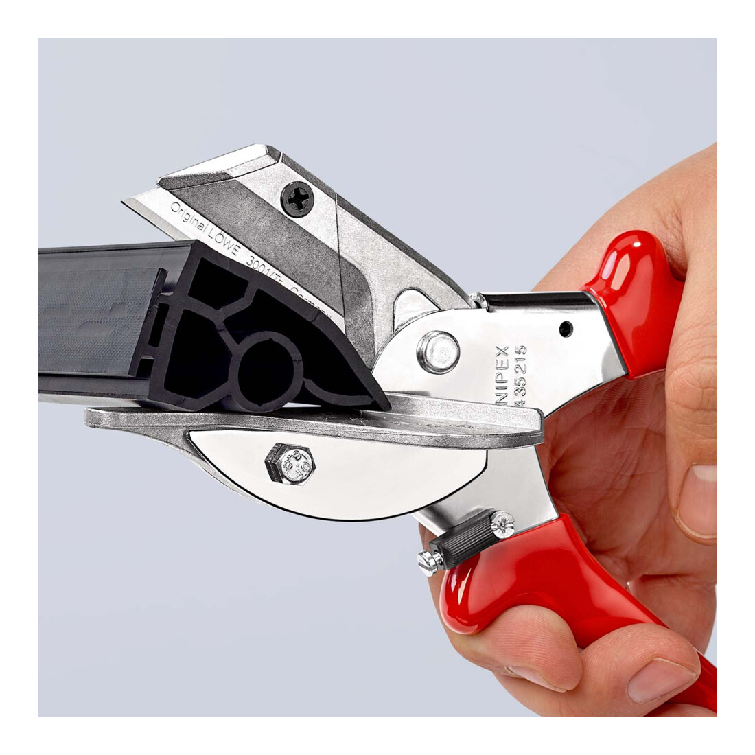 Pince pour coupes obliques, pour profilés en plastique et en caoutchouc Knipex