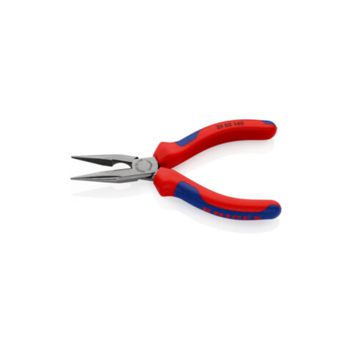Pince radio DIN ISO 5745 L. 140 mm plat/rond droite poli gaines bicomposant KNIP