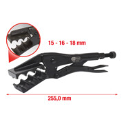 Pince spéciale KS Tools pour pinces de serrage, Ø 15-18mm