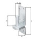 Pince sur plaque 20x20mm TZN GAH-4
