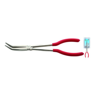 Jeu De Pinces Téléphone Extra Longue Bec Long Droite Coudée 260-285 mm 3pièces