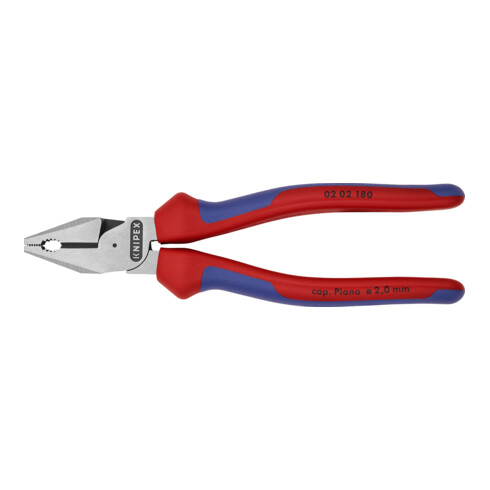 Pince Knipex Power Combination Pince atramentisée noire atramentisée polie avec manchons multi-composants