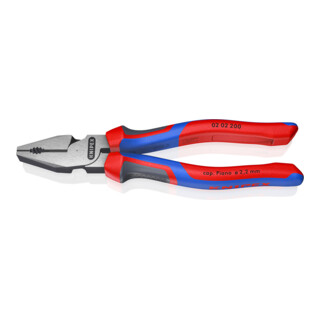 Pince Knipex Power Combination Pince atramentisée noire atramentisée polie avec manchons multi-composants