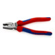 Pince univ. à forte démultiplication L. 200 mm poli gaines muticomposant KNIPEX