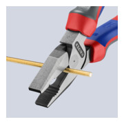 Pince Knipex Power Combination Pince atramentisée noire atramentisée polie avec manchons multi-composants-4