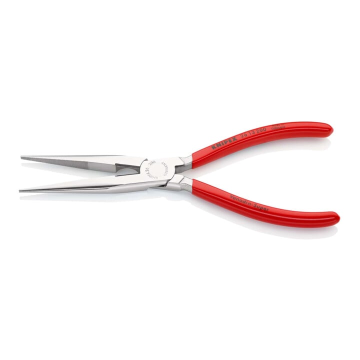 Pinces à becs demi-ronds avec tranchant, (pinces bec de cigogne) Knipex