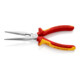 Pinces à becs demi-ronds avec tranchant, (pinces bec de cigogne) Knipex