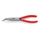 Pinces à becs demi-ronds avec tranchant, (pinces bec de cigogne) Knipex