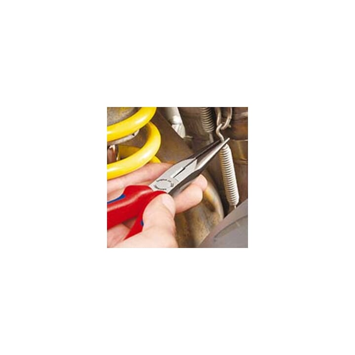 Pinces à becs demi-ronds avec tranchant, (pinces bec de cigogne) Knipex